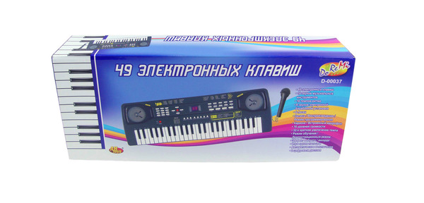 картинка Синтезатор (пианино электронное), 49 клавиш от магазина Праздничные игрушки